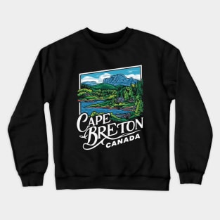 Cape Breton Island. Canada Crewneck Sweatshirt